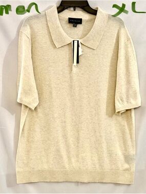 Premise Cream Short-Sleeve Polo